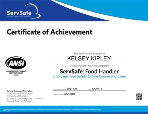 Food Handler And Alcohol Safety Certification