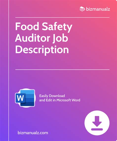 Food Safety Auditor Job Description: Salary, Duties, & More