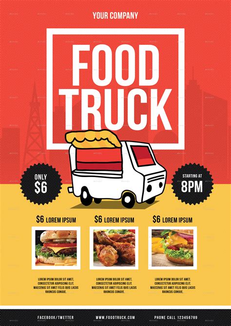 Food Truck Flyer Template