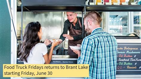 Food Truck Fridays returning to Brant Lake
