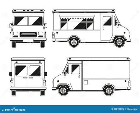 Food Truck Paper Template