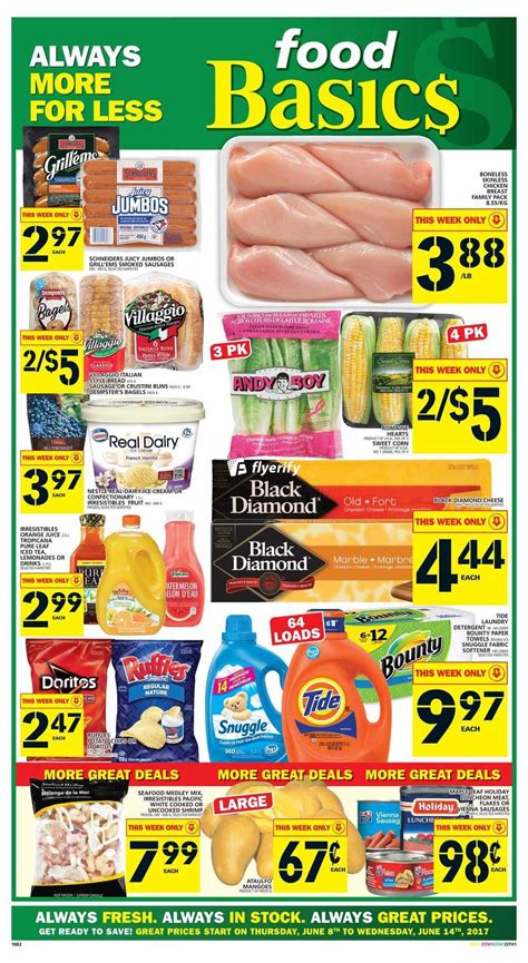 Food basics. This week's flyer. Flyer Display : Prices subject to change, depending on order pickup, delivery date and current promotions. 