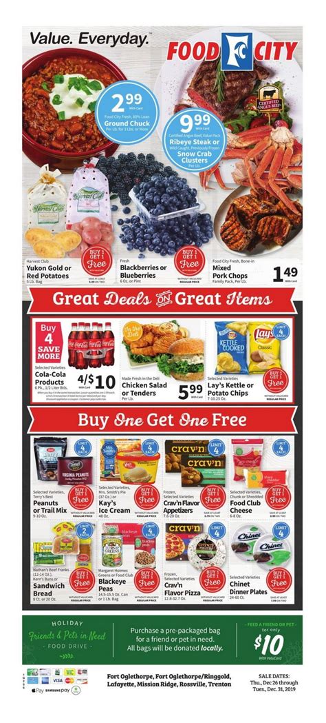 Food city calhoun ga weekly ad. Here on Tiendeo, we have all the catalogues so you won't miss out on any online discounts from IGA, Kroger, Walgreens and many more shops in Calhoun GA. There are currently 6 Grocery & Drug catalogues in Calhoun GA and 9 shops. Browse the latest Food Lion catalogue in Calhoun GA "Weekly Ads Food Lion" valid from from 11/10 to until 17/10 and ... 
