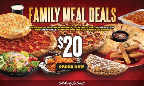 Food deals near me. Mar 7, 2024 · BJ’s Restaurants. BJ’s Restaurants have daily meal deals every day. On Thursdays at BJ’s for $19 get Tri-Tips or a half-rack of ribs, or $24 for a full rack. BJ’s Restaurants also have a $12 weekday lunch, a Happy Hour with food and drink deals from 3 – 7 pm and 10 pm – close, and more specials. 