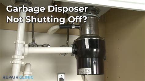 Often, the easiest way to fix a garbage disposal is to push th