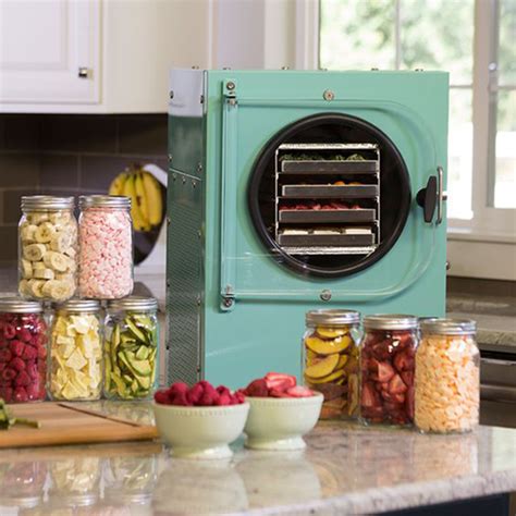 Food freeze dryers. If you’re a food enthusiast or someone who wants to preserve the freshness and nutrients of your favorite fruits, vegetables, or even meat, a freeze-dried machine for home use can ... 