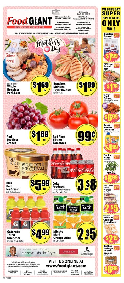 View your Weekly Circular Giant Food online. Find sales, sp