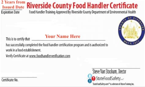 Important: If you work at a food establishment in the counties of Riverside, San Diego, or San Bernardino - obtaining a food handlers card will be a different process than the rest of California. Because Riverside, San Diego, and San Bernardino already had food handler programs in place prior to the 2011 law, food establishments in those .... 