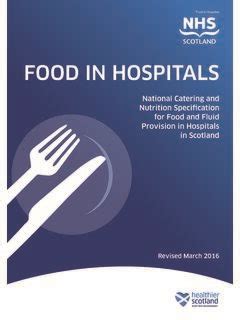 Food in Hospitals - Welcome to National Services Scotland