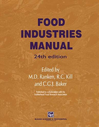 Food industries manual by christopher g j baker. - The rock synthesizer manual by geary yelton.