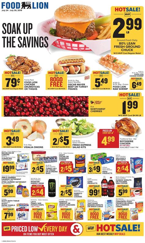 Food lion ads and weekly specials. You’ll get the same fresh, affordable products and MVP pricing you know and love when you order online on our easy-to-use app or website or shop in-store! Save big however you prefer to Food Lion with our Priced Low … 