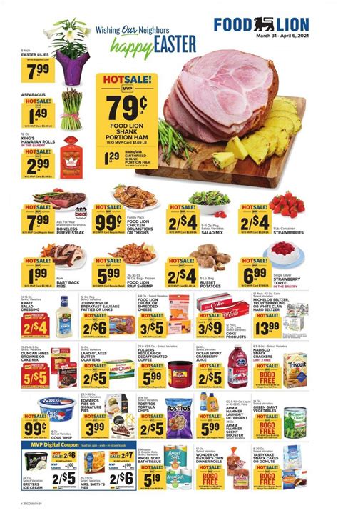 Weekly Ad & Flyer Food Lion. Food Lion; Wed 01/03 - Tue