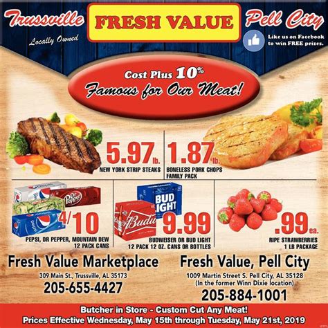 Fresh-Value Pell City, Pell City, Alabama. 16,853 likes · 389 talking about this · 284 were here. Grocery Store.. 