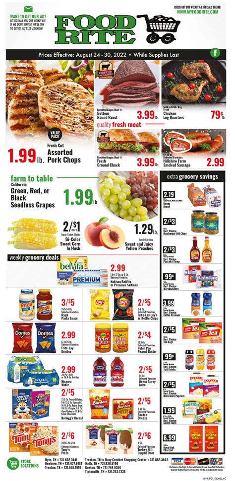 Tiptonville Food Rite AD Check out our savings Prices good Oct. 6-12, 2021 #foodrite #shoplocal ‼️Click on the link below ⬇️ to sign up for our weekly...