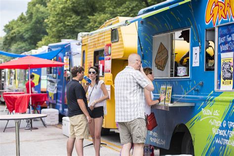 Food truck festival events in Massachusetts, United States