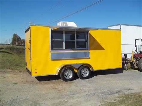 Food truck trailer for sale near me. View some of the variety of food trucks for sale below and contact us for questions or get started on your free quote. Also, be sure to view our custom concession trailers! Truck. Price. Plan. 10x14 ft. Food Trucks. Call for Pricing. 16 ft. Food Truck. Call for Pricing. 