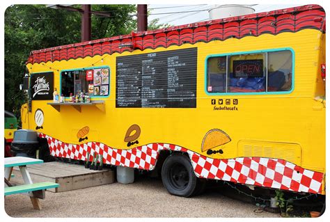 Food trucks austin tx. Jun 25, 2021 ... Take a trip to St Elmo Brewing Company for a pint to experience this southeast Asian Fusion cuisine. The truck was started by Teddy Bricker, who ... 