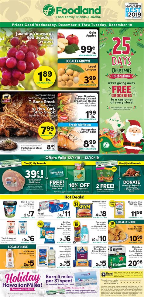 Foodland Kaneohe - Weekly Ad, Sale, Offers - January …