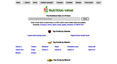 Foods that start with Bl - nutritionvalue.org