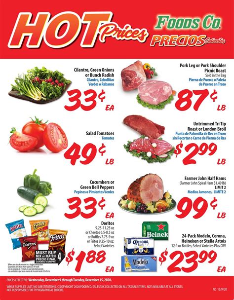 The current Leamington Foods weekly ad is