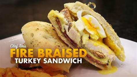 Foodservice Recipe: Fire Braised Turkey Sandwich