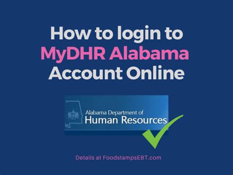 You must sign in to MyDHR or create an account before you can apply for Food Assistance or view your account information.. 