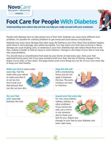 Foot care for people with diabetes Research Paper - Studentshare