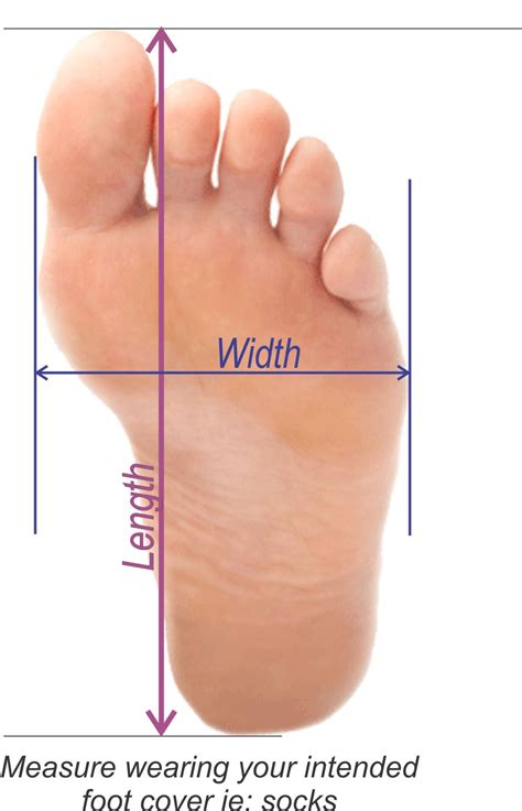 Foot measurement. Foot Measuring Instructions. To measure the width of your foot, you can place your foot on a piece of paper and trace your foot. You would then measure the widest part of the foot, usually behind toes, to determine your shoe width. If you wear AFO's, then you would trace with the AFO on. Then, you will measure the tracing at the widest part of ... 