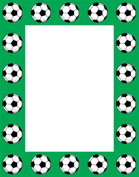 Football Border Illustrations, RoyaltyFree Vector Graphics & Clip Art