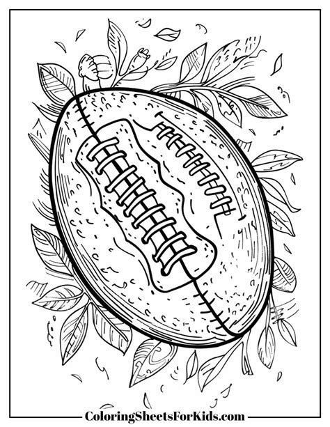 Football Coloring Pages For Adults