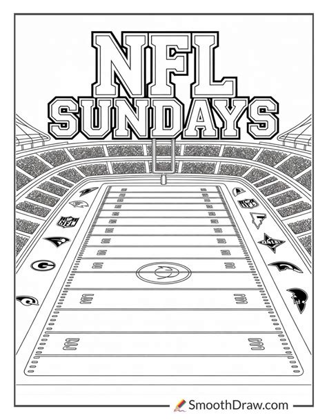 Football Coloring Pages Nf
