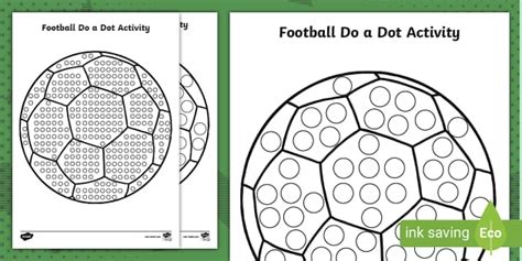 Football Dot To Dot Teaching Resources TPT