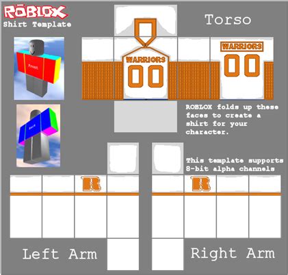 Football Jersey Roblox Templates
