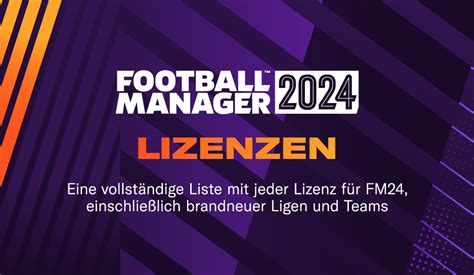 Football Manager 2024: Alle Lizenzen GameZ.de