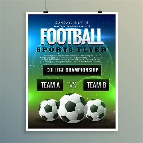 Football Poster Template