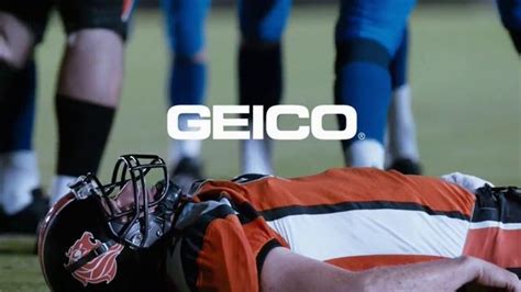 Football geico commercial. Watch the newest commercials on TV from Geico, Hulu, State Farm and more. Published on April 05, 2019. Every weekday we bring you the Ad Age/iSpot Hot Spots, new TV commercials tracked by iSpot.tv ... 