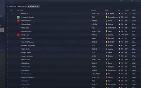 Football manager 2023 player search by name. .  ...