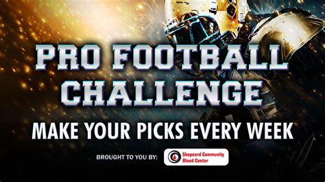 Football pro pickem. Free Pick'em, Survivor, and Fantasy Sportsbook Games. Pro Pick'em offers free weekly pro football pick'em, survivor, and fantasy sportsbook games that let you compete with friends, colleagues, or other pro football fans around the world by picking the winners of regular season pro football games. Simply enter your selections each week and let ... 