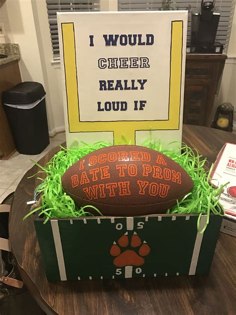 Football prom proposal. Event Planning. School Celebration. Uploaded to Pinterest. HOCO proposal Football. Inspiring YOUnity. 286 followers. Cute Homecoming Proposals. Homecoming Signs. Hoco Proposals Ideas. 