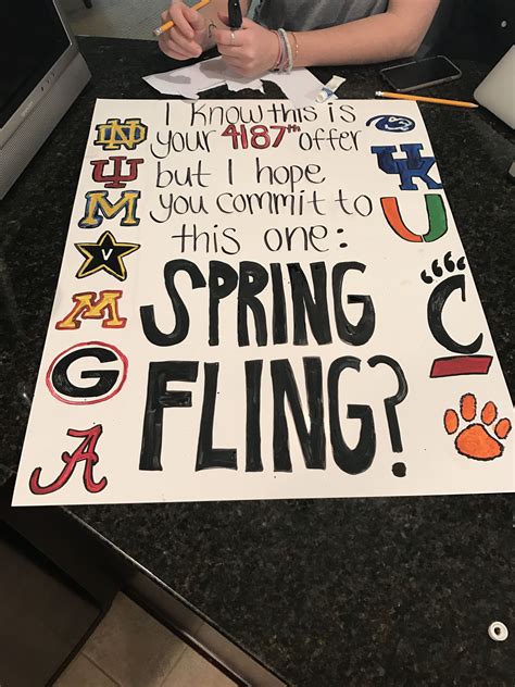 Football promposal ideas. Make your homecoming celebration unforgettable with these creative sign ideas. Add a personal touch to your event and show your school spirit with these unique and eye-catching homecoming signs. 