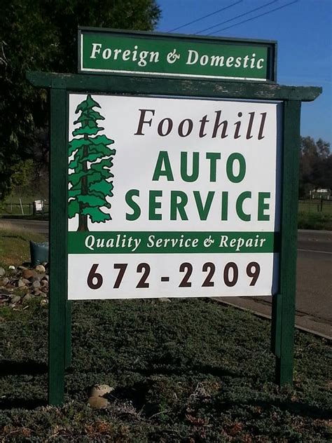 Foothill Auto Service 3381 Durock Road Unit B Cameron Park, CA