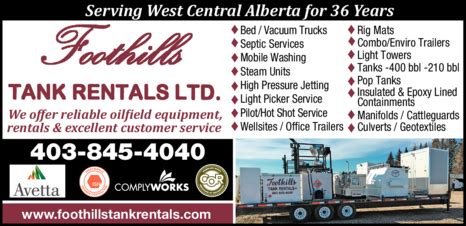 Foothills Tank Rentals Ltd LinkedIn