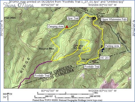 Foothills Trail - South Carolina Gaia GPS