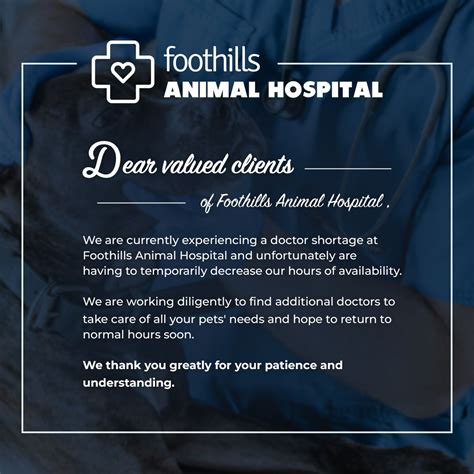 Foothills animal hospital emergency and specialty center yuma reviews. Foothills Animal Hospital Emergency & Specialty Center via The Humane Society of the United States · April 15, 2015 · 