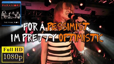 For A Pessimist, I`m Pretty Optimistic - Live From Chicago