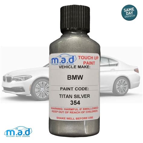 For BMW (354 Titan Silver Metallic) Touch Up or Spray Paint