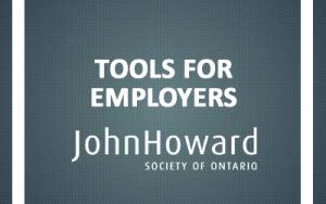 For Employers - John Howard Society of Ontario