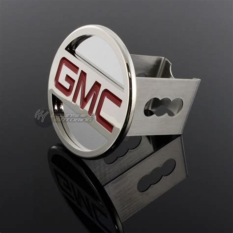 For GMC Stainless Steel CHROME Hitch Cover Cap Plug for 2" Trailer …