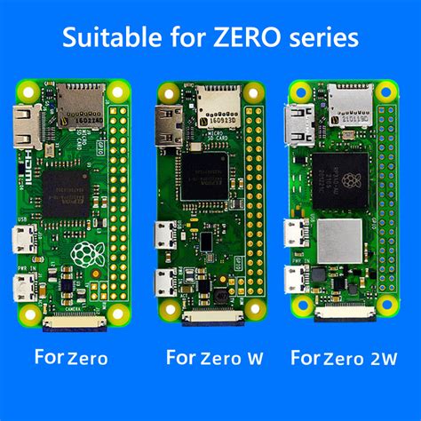 For Raspberry Pi Zero/Zero W/Zero 2W Aluminum Shell.