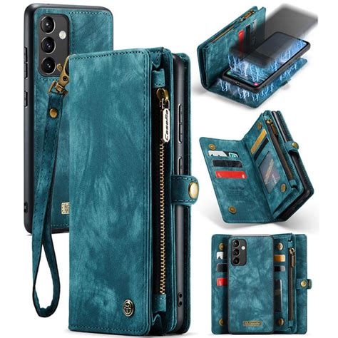 For Samsung Galaxy A54 5G Premium Fabric Wallet Case 6 Credit …